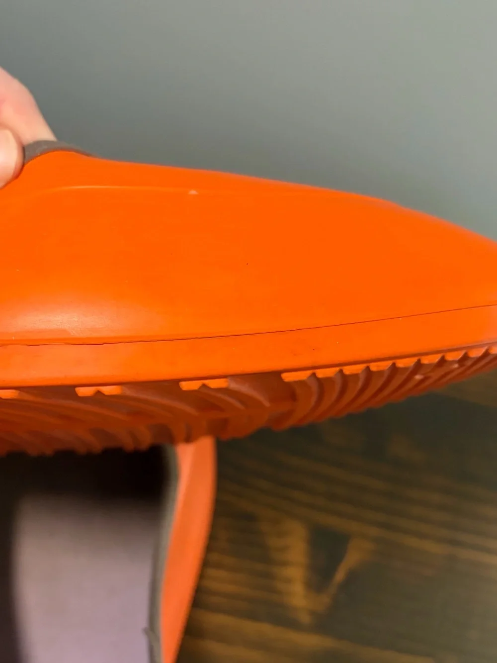 Men’s Classic Swims Orange Slip-On Galoshes Size XXL or Size 12-13.